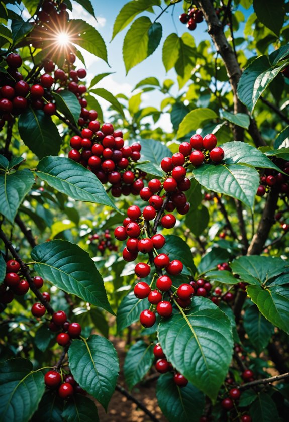 coffee trees produce beans