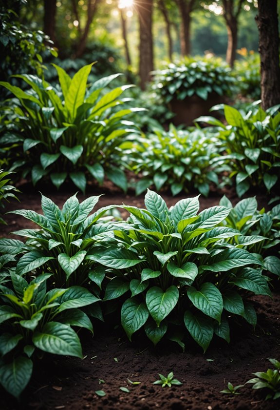 plants thriving with coffee